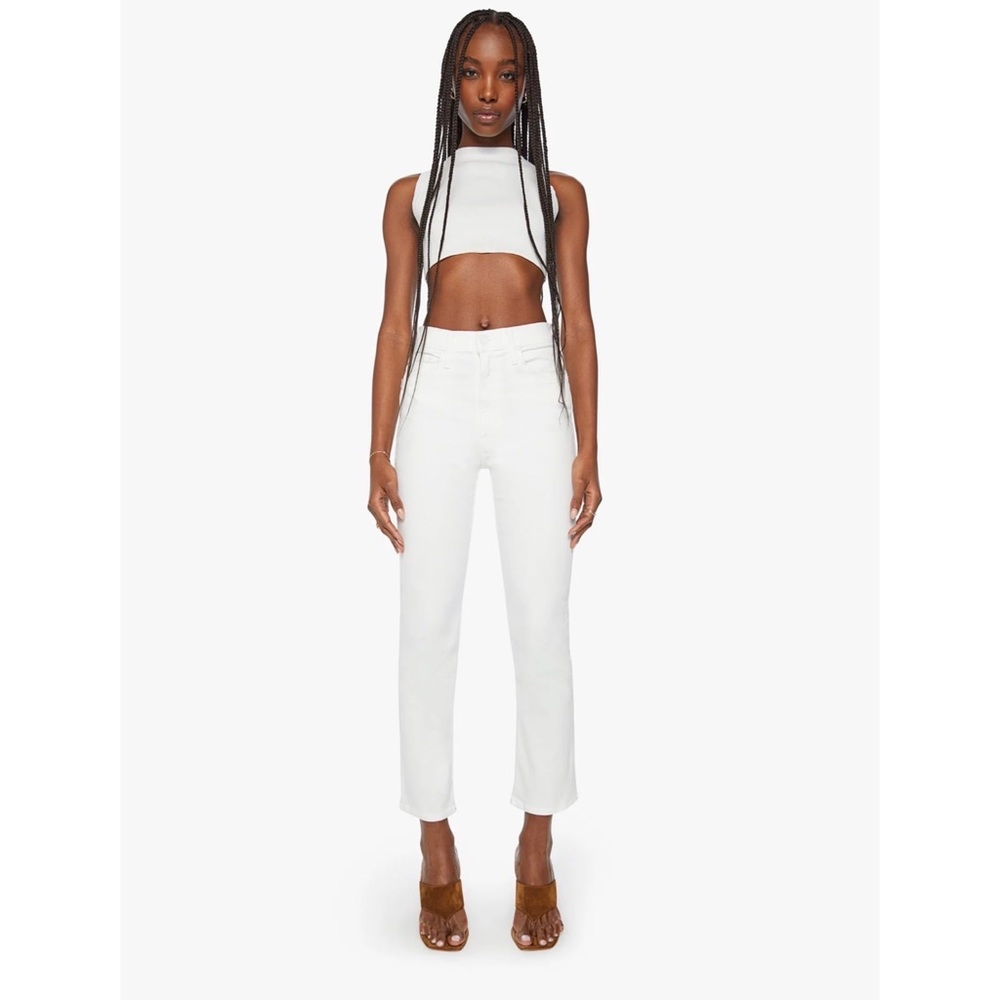 MOTHER High Waisted Rider Ankle Jeans